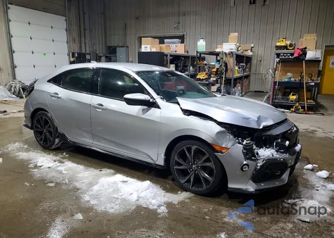 2019 Honda Civic Sport z USA, uszkodzony, nr VIN SHHFK7G44KU227636